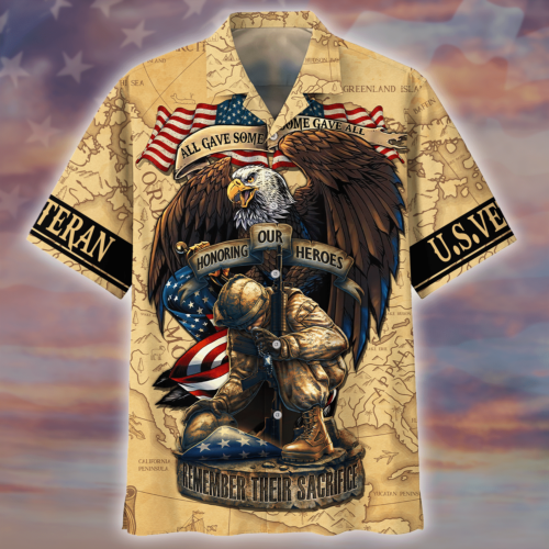 VETERAN HBL-VTR-26 Premium Hawaiian Shirt