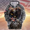 AIR FORCE NTD-1110-AF-02 Premium Microfleece Zip Hoodie