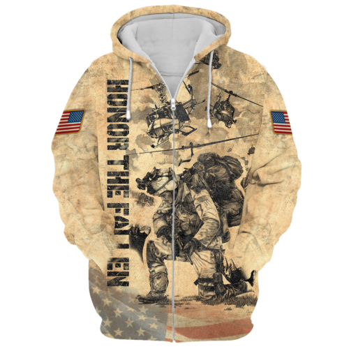 VETERAN NV-VTR-33 Premium Microfleece Zip Hoodie