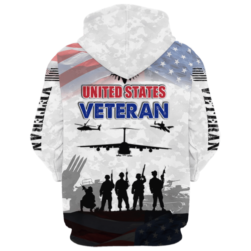 VETERAN NV-VTR-45 Premium Microfleece Zip Hoodie