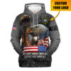 VETERAN HBLVTR59 Premium Microfleece Hoodie