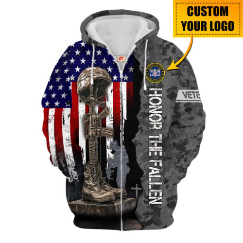 VETERAN NV-VTR53 Premium Microfleece Zip Hoodie