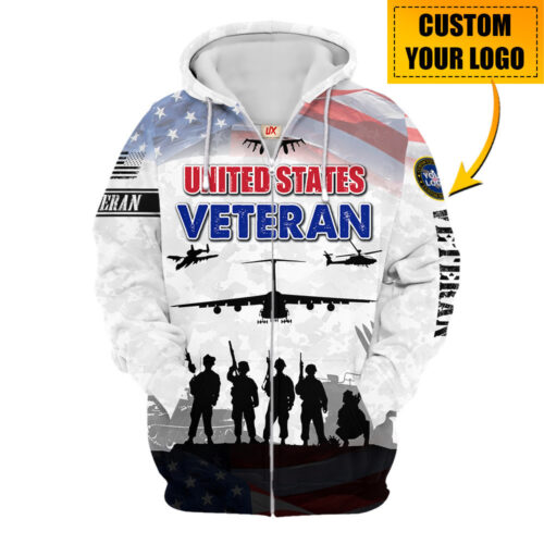 VETERAN NV-VTR58 Premium Microfleece Zip Hoodie