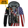 VETERAN NV-VTR62 Premium Heavy Fleece Zip Hoodie