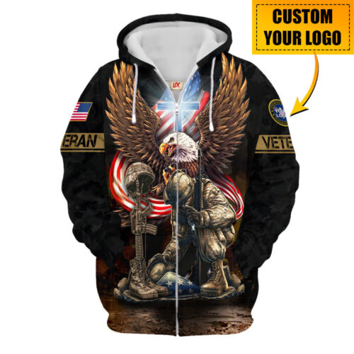 VETERAN NV-VTR61 Premium Microfleece Zip Hoodie