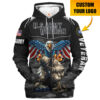 VETERAN HBLVTR44 Premium Microfleece Hoodie