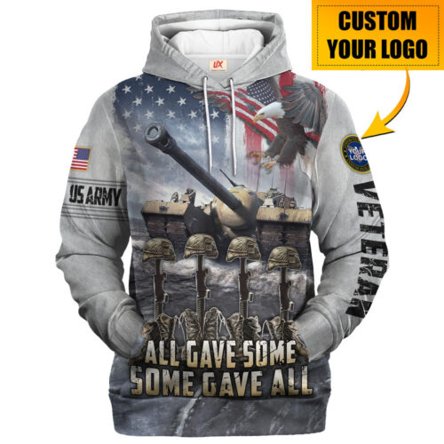 VETERAN HBLVTR47 Premium Microfleece Hoodie