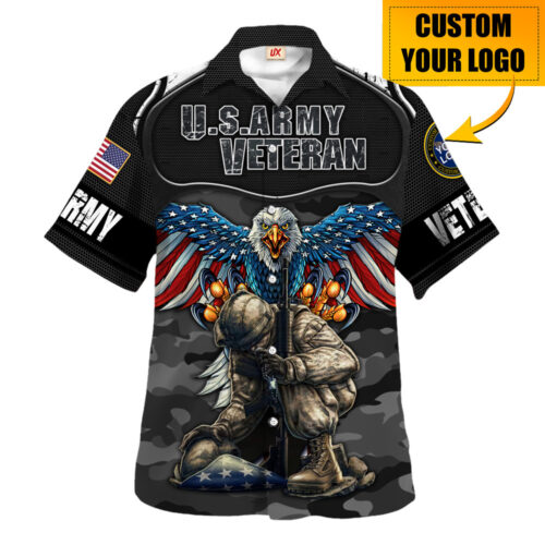 VETERAN HBLVTR45 Premium Hawaiian Shirt