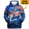 VETERAN HBLVTR49 Premium Microfleece Hoodie