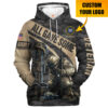 VETERAN HBLVTR55 Premium Microfleece Hoodie