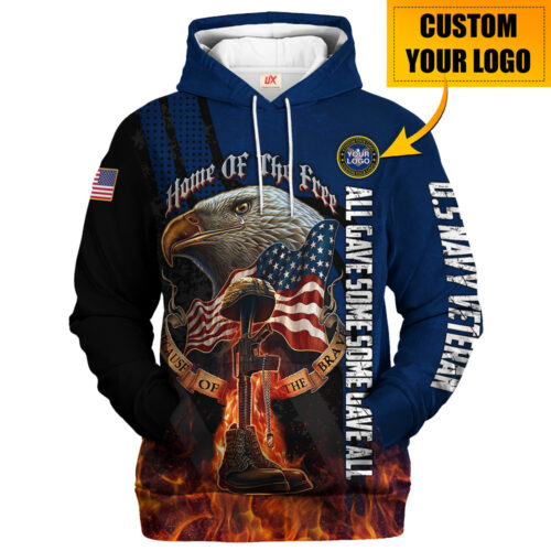 VETERAN HBLVTR52 Premium Microfleece Hoodie