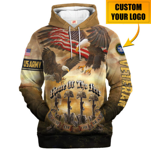 VETERAN HBLVTR55 Premium Microfleece Hoodie