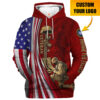 VETERAN HBLVTR59 Premium Microfleece Hoodie