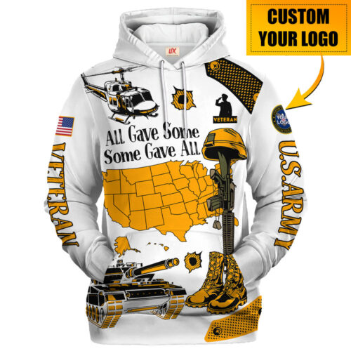 VETERAN HBLVTR61 Premium Microfleece Hoodie