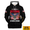 VETERAN HBLVTR63 Premium Microfleece Hoodie