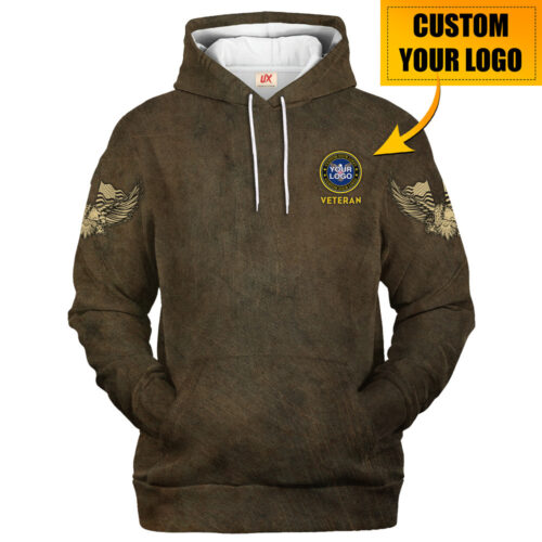 VETERAN HBLVTR64 Premium Microfleece Hoodie