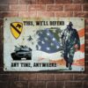 Premium U.S Veteran Metal Sign UXVET35MS