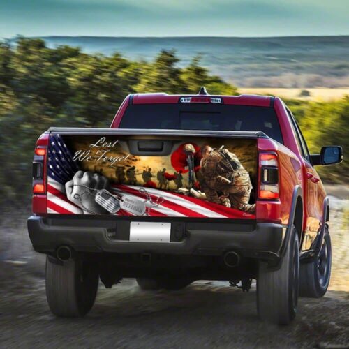 Veteran Remembrance Day Truck Tailgate Decal Sticker Wrap Car Accessories