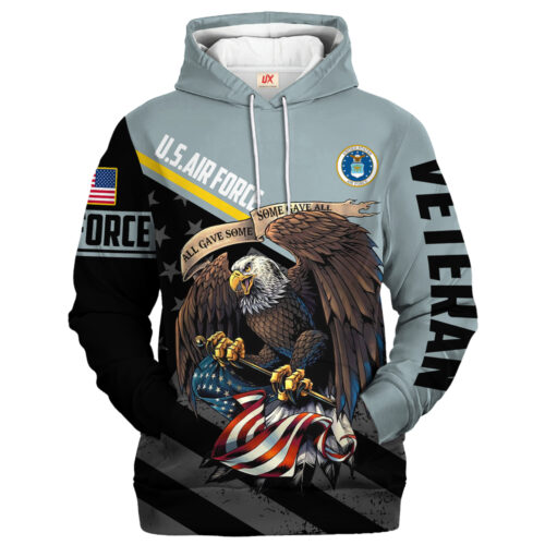 VETERAN UXVET16-AF Premium Microfleece Hoodie