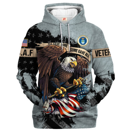 VETERAN UXVET42-AF Premium Microfleece Hoodie