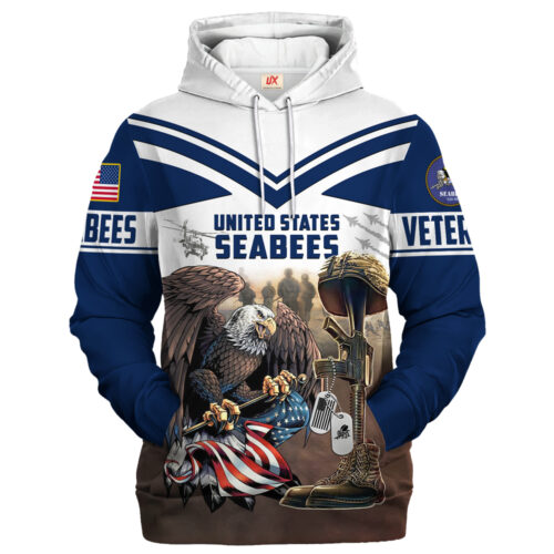 VETERAN UXVET27-SB Premium Microfleece Hoodie