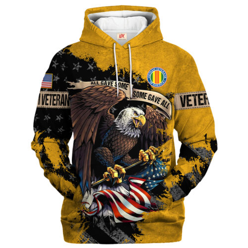 VETERAN UXVET42-VN Premium Microfleece Hoodie