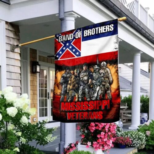 Band Of Brothers Mississippi Veterans Flag