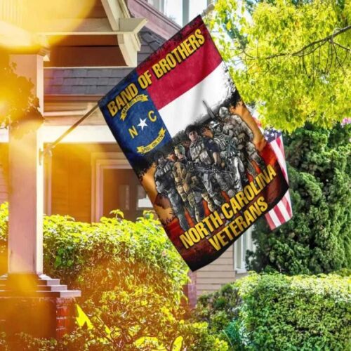 Band Of Brothers North Carolina Veterans North Carolina Veteran Flag