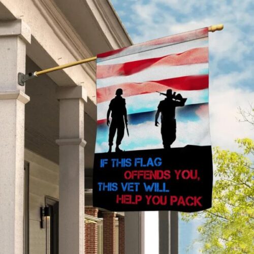 Veteran American Military This Vet Help You Pack Military Veteran Flag