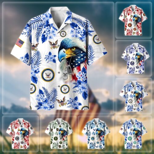 VETERAN UXVET80 Premium Hawaiian Shirt