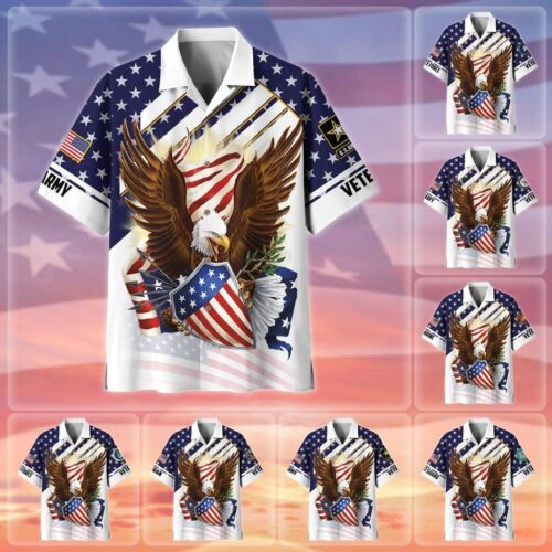 VETERAN UXVET82 Premium Hawaiian Shirt