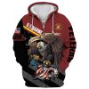 VETERAN UXVET16-VN Premium Microfleece Zip Hoodie