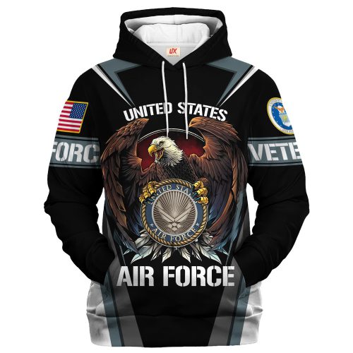 VETERAN UXVET23-AF Premium Microfleece Hoodie