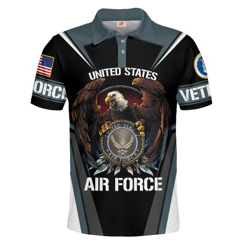 VETERAN UXVET23-AF Premium Polo Shirt