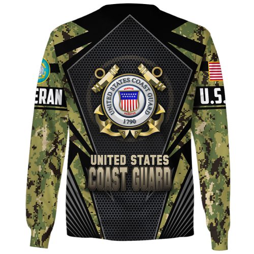 VETERAN UXVET27-CG Premium Microfleece Sweatshirt