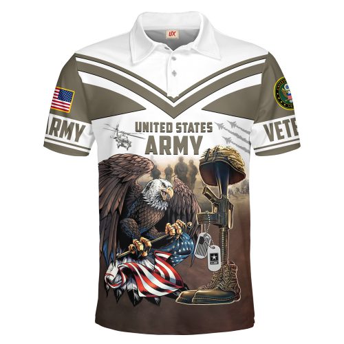 VETERAN UXVET28-AM Premium Polo Shirt