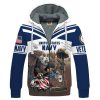 VETERAN UXVET33-AM Premium Heavy Fleece Zip Hoodie