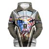 VETERAN UXVET32-AM Premium Microfleece Hoodie