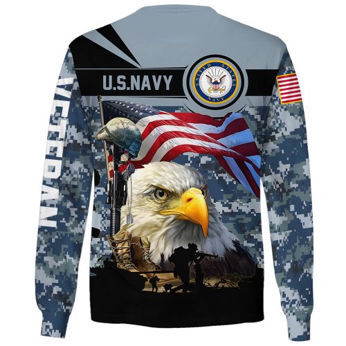 VETERAN UXVET29-NV Premium Microfleece Sweatshirt