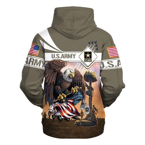 VETERAN UXVET30-AM Premium Heavy Fleece Zip Hoodie