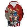 VETERAN UXVET30-AM Premium Microfleece Zip Hoodie