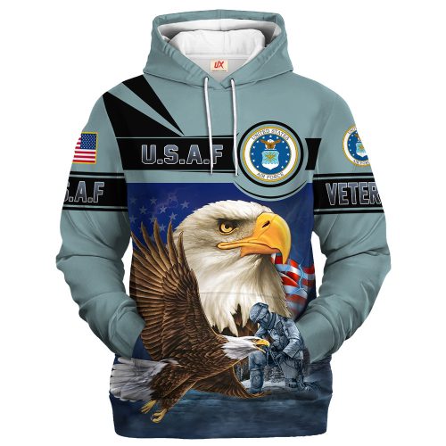 VETERAN UXVET31-AF Premium Microfleece Hoodie