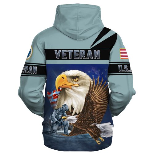 VETERAN UXVET31-AF Premium Heavy Fleece Zip Hoodie