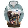 VETERAN UXVET18-NV Premium Microfleece Zip Hoodie