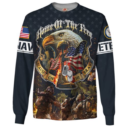 VETERAN UXVET39-NV Premium Microfleece Sweatshirt