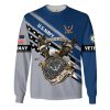 VETERAN UXVET39-NV Premium Microfleece Sweatshirt