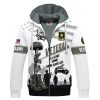 VETERAN UXVET32-AF Premium Heavy Fleece Zip Hoodie