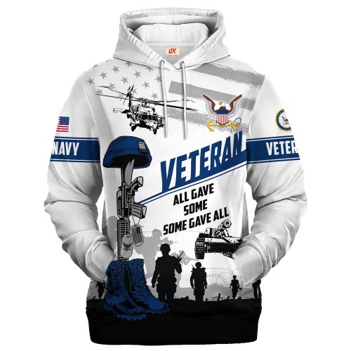 VETERAN UXVET86-NV Premium Microfleece Hoodie