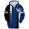 VETERAN UXVET86-NV Premium Microfleece Zip Hoodie