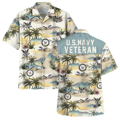 VETERAN UXVET94-NV Premium Hawaiian Shirt